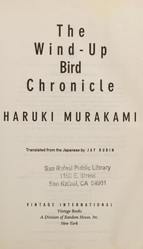 Cover of The Wind-up Bird Chronicle