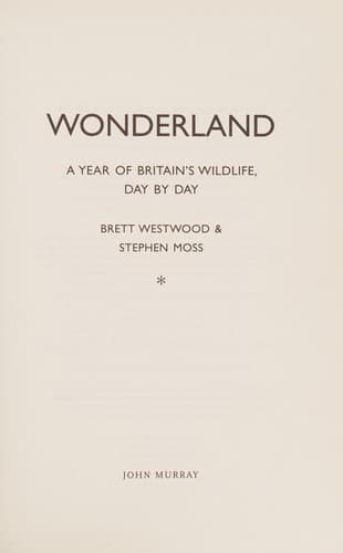 Cover of Wonderland
