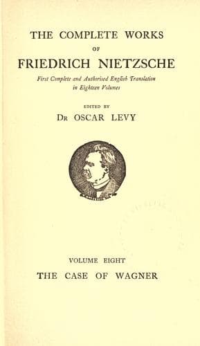 Cover of The Complete Works of Friedrich Nietzsche