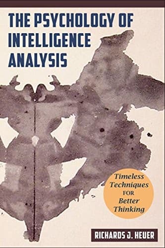 Cover of Psychology of Intelligence Analysis