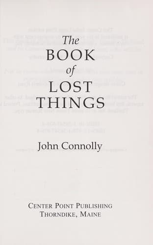 The Book of Lost Things
